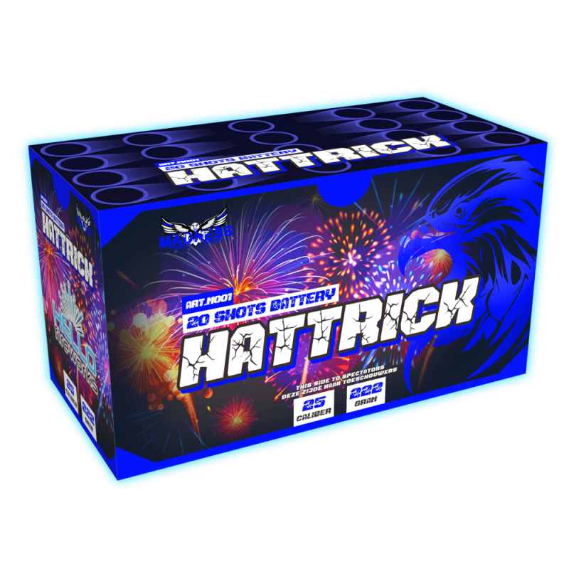 Hattrick fan shape cake