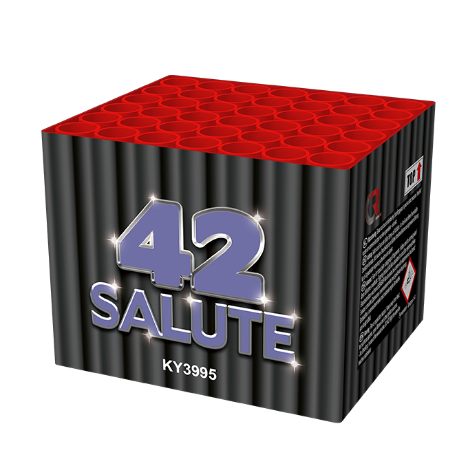 Salute 42 shots Knalcake