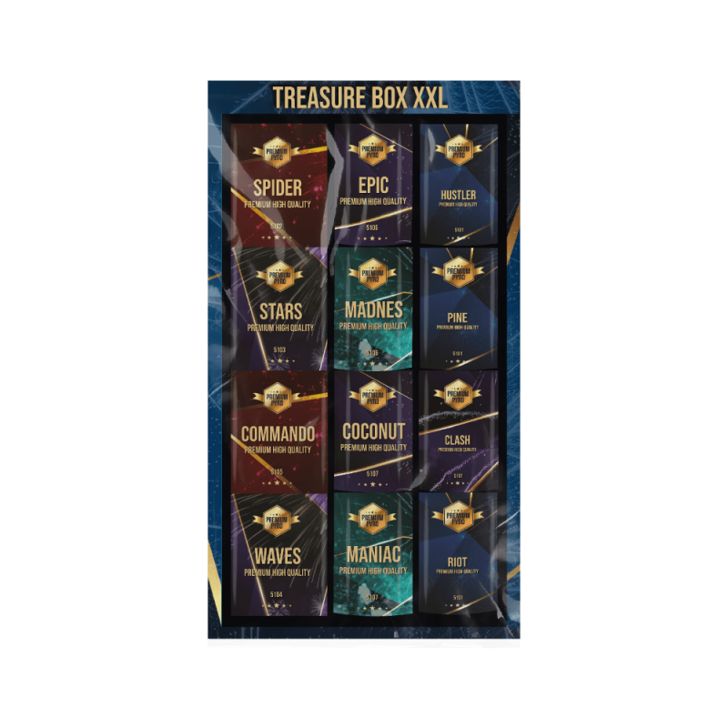 Treasure Box XXL 12 cakes 180 shots